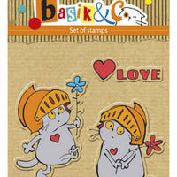 ScrapBerry's Basik's New Adventure - Big Date - Clear Stamp Set - Crafty Wizard