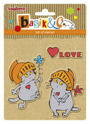 ScrapBerry's Basik's New Adventure - Big Date - Clear Stamp Set - Crafty Wizard