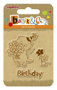 ScrapBerry's Basik's New Adventure - Basik's Birthday - Clear Stamp Set - Crafty Wizard