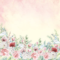 12" x 12" paper pad - Peony Garden