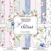 8" x 8" paper pad - Tender Orchid - Crafty Wizard
