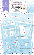 50pcs Blue Photo Frames - Crafty Wizard