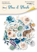 48pcs Blue & Blush die cuts - Crafty Wizard