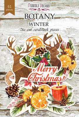 61pcs Botany Winter die cuts - Crafty Wizard