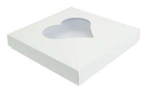 GoatBox Box for a card with heart - matte white - Crafty Wizard