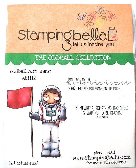 Stamping Bella  - Oddball Astronaut - Rubber Stamp Set