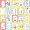 12" x 12" sheets of paper - Bunny Birthday Party