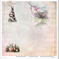 11.8" x 12.1" paper pad - Easter Bunny