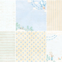 8" x 8" paper pad -  Dreamy Baby Boy - Crafty Wizard