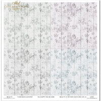 11.8" x 12.1" paper pad - Shabby chic four colours