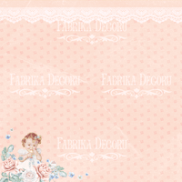 8" x 8" paper pad - Shabby Baby Girl - Crafty Wizard