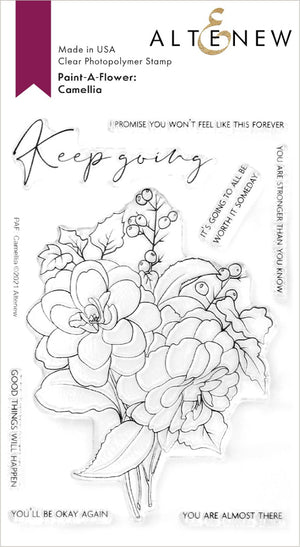 Altenew - Paint-A-Flower: Camelia - Clear Stamp Set