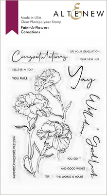Altenew - Paint-A-Flower: Carnations - Clear Stamp Set