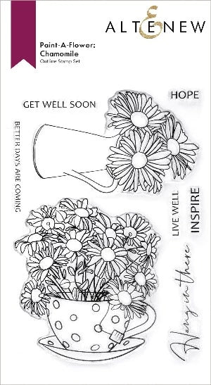 Altenew - Paint-A-Flower: Chamomile Outline - Clear Stamp Set