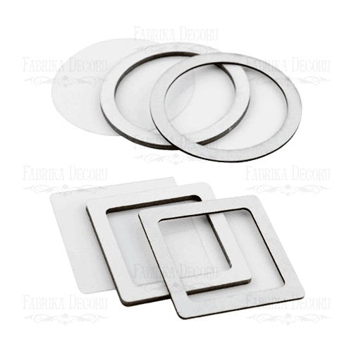 Circle and Square shaker set - Crafty Wizard