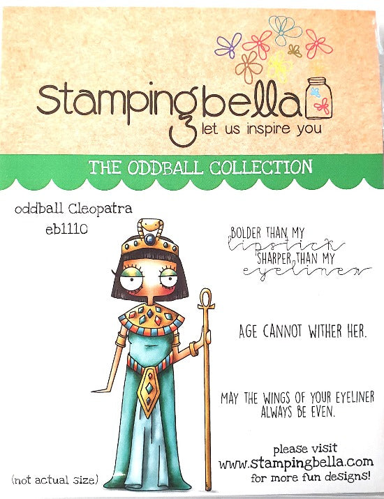 Stamping Bella  - Oddball  Cleopatra - Rubber Stamp Set