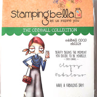 Stamping Bella  - Oddball Coco - Rubber Stamp Set