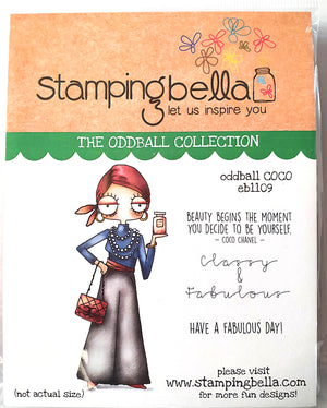 Stamping Bella  - Oddball Coco - Rubber Stamp Set