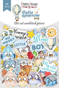 56pcs Cutie Sparrow Boy die cuts