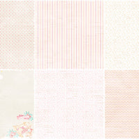 8" x 8" paper pad -  Dreamy Baby Girl - Crafty Wizard