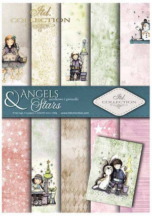 A4 Angels & Stars paper pad