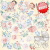 12" x 12" paper pad - Shabby Baby Girl - Crafty Wizard