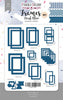 39pcs Dark Blue Photo Frames