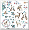 11.8" x 12.1" paper pad - Christmas in Blue