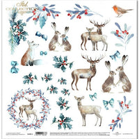 11.8" x 12.1" paper pad - Christmas in Blue