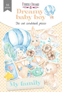 55pcs Dreamy Baby Boy die cuts - Crafty Wizard