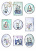 A4 Angels & Snowflakes paper pad