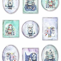 A4 Angels & Snowflakes paper pad