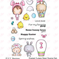 C.C. Designs - Easter Cuties - Stamp Set - Crafty Wizard