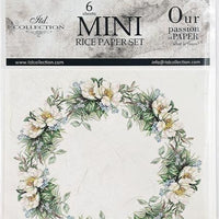 Floral  Wreaths - rice paper set