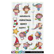 C.C. Designs - Elf Inchies - Clear Stamp Set