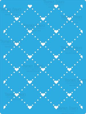 Mesh with hearts - Crafty Wizard
