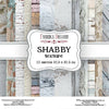 12" x 12" paper pad - Shabby Texture - Crafty Wizard