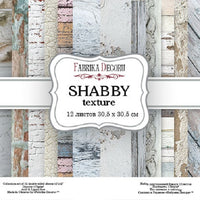 12" x 12" paper pad - Shabby Texture - Crafty Wizard