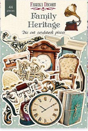 44pcs Family Heritage die cuts