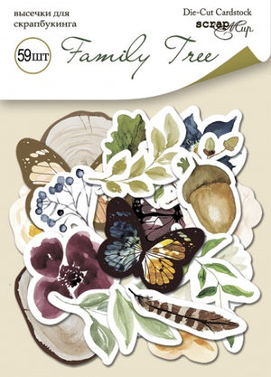 59pcs Family Tree die cuts - Crafty Wizard