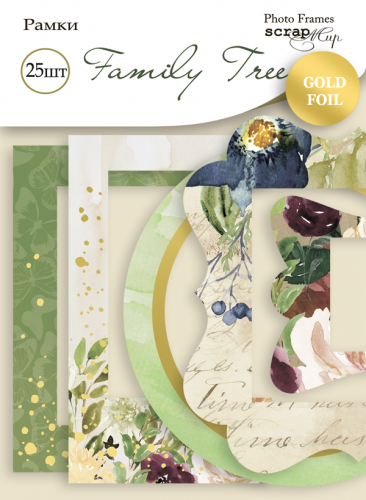 25pcs Family Tree frames and tags - Crafty Wizard
