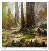 11.8" x 12.1" paper pad - Mysterious Forest