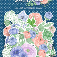 63pcs Flower Mood die cuts - Crafty Wizard