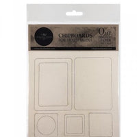 Frames chipboard die cuts