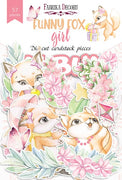 57pcs Funny Fox Girl die cuts