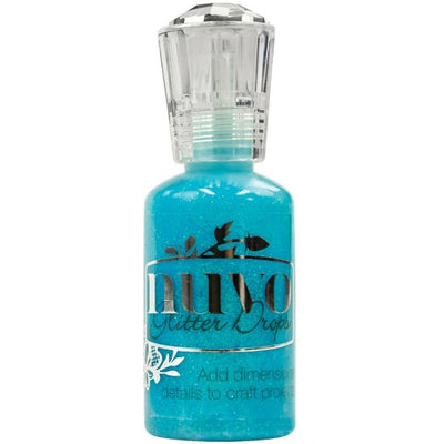 Nuvo Glitter Drops - Blue Lagoon - Crafty Wizard