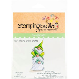 Stamping Bella - Gnome Pile - Rubber Stamp Set