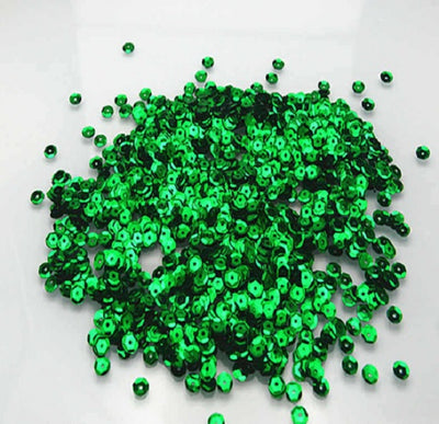 6.5mm Green sequins - Crafty Wizard