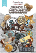 77pcs Grunge & Mechanics die cuts