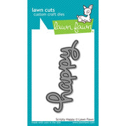 Lawn Fawn - Scripty 'Happy' Sentiment Cutting Die